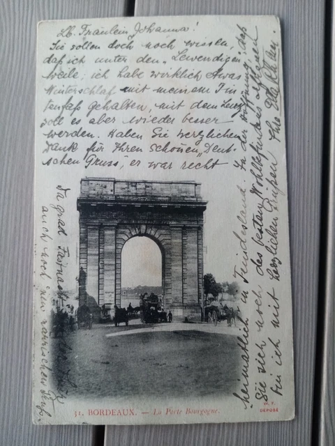 Cpa Bordeaux La Porte Burgne