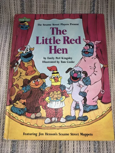 Vintage 1981 Sesame Street Book Club The Little Red Hen
