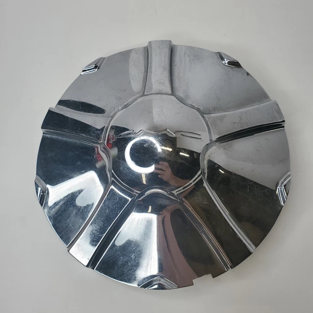 KMC Chrome Plastic Wheel Cap Crome Center K185D F109-01 7"