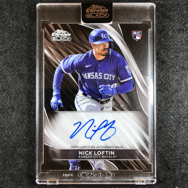 2024 TOPPS CHROME Black MLB NICK LOFTIN Base Rookie Auto NL EUR 18,44