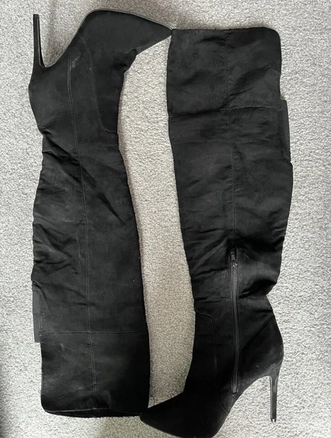 stiletto thigh high boots uk