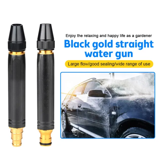 High Pressure Water Spray Gun Nozzle Garden Hose Pipe Lawn Car Washing Cleaning