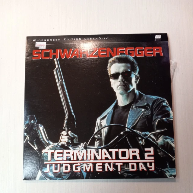 TERMINATOR 2 JUDGEMENT DAY LASER DISC LD Widescreen Edition Schwarzenegger Vtg
