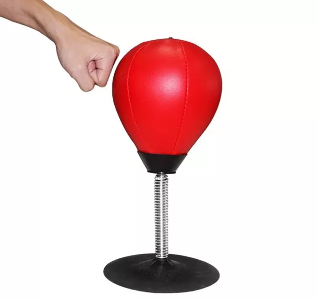 Desktop Boxing Punching Bag & Stand Stress Relief
