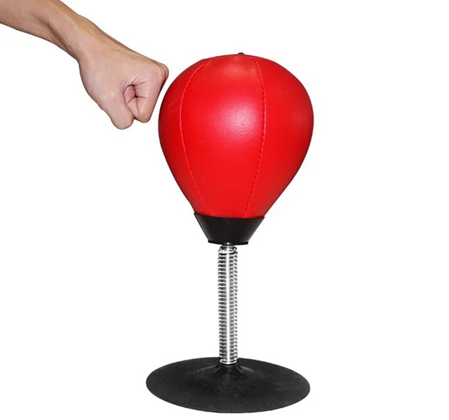 Desktop Boxing Punching Bag & Stand Stress Relief