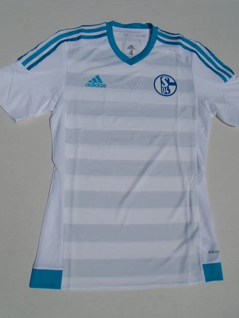 NEU Schalke 04 Kinder Trikot adidas orginal Fußball Gr. 176 weiss S04  Neu