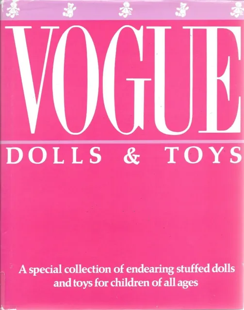 Vogue dolls & toys vintage book toy making vintage 1986 1st ED HC DJ sewing