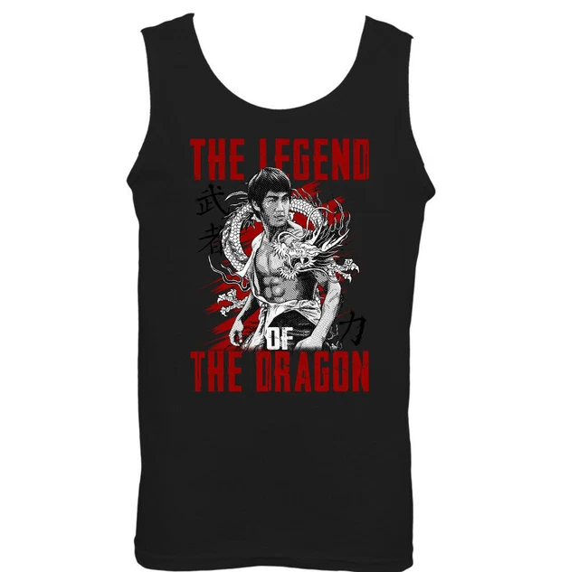 Legend of the Dragon Mens Martial Arts Vest MMA Training Top Gym