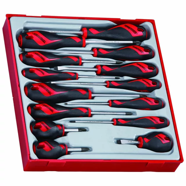 Teng Tools 14-teiliges Schraubendreher-Set TTD914N PH PZ flach - Werkzeugsteuerung 3