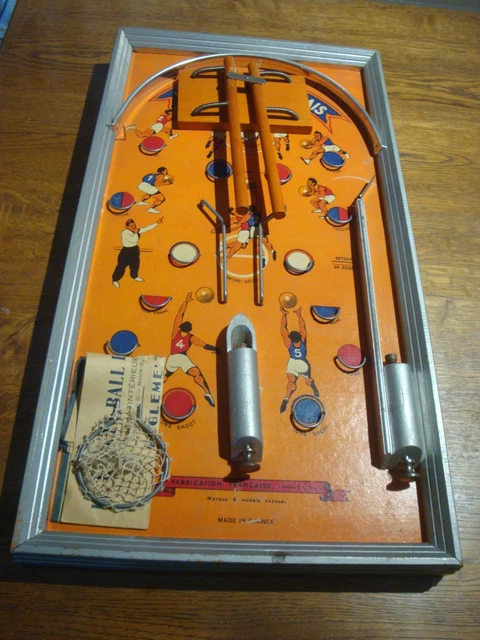 Ancien Flipper De Café - Jeu De Basket Samud - Vintage