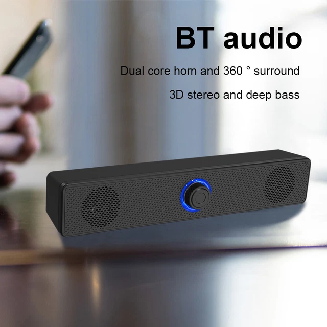SPEAKER USB 3.5 Jack PC Soundbar PC Music Player