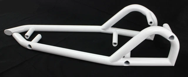 2014 - 2021 Polaris  RZR 1000 900 side nerf bars rock sliders rock guards white