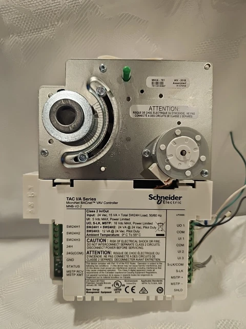 Contrôleur VAV Schneider MNB-V2-2 I/A Series MicroNet BACnet Deluxe – Neuf (détail)