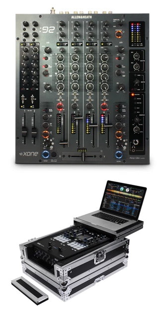 Allen & Heath Xone:92 + Odyssey FZGS12MX1XD Case Bundle