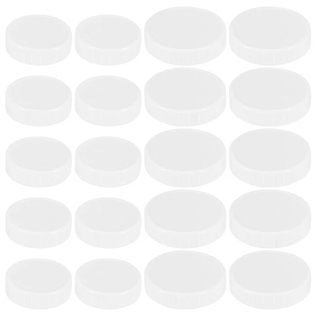 QUARKZMAN 6er Set Disc Top Kappen 20/410 - Schwarze Dosierdeckel Für Quetschflaschen