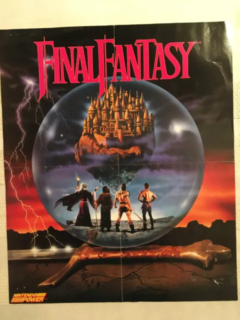 Final Fantasy 1 Nintendo Power HD Poster 