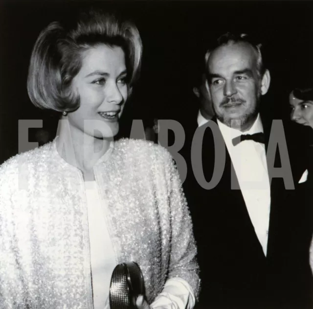 Altes Pressefoto Frankreich, Rainier Von Monaco Mit Grace, 1965, Druck 20x25 CM