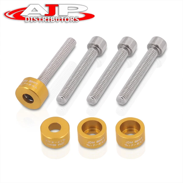 T6061 Distributor Cup Washer Gold For Civic Integra Del Sol Crx B16 B18 B-Series