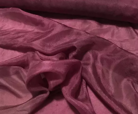 Hand Dyed MAUVE China Silk HABOTAI Fabric