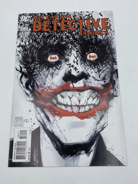 Detective Comics #880 Jock Joker Cover Batman 1st Print DC Comics - Sept. 2011