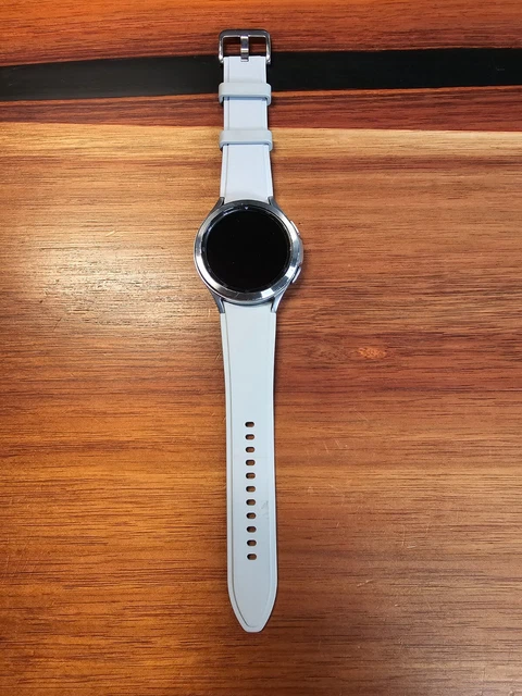 SAMSUNG GALAXY WATCH4 Classic (46mm, Silver) $1.00 PicClick AU