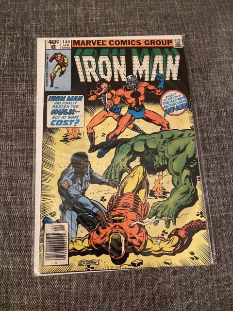 Vintage Marvel All-Colour Comics  Iron Man, No. 133 Apr 1980 Featuring The Hulk