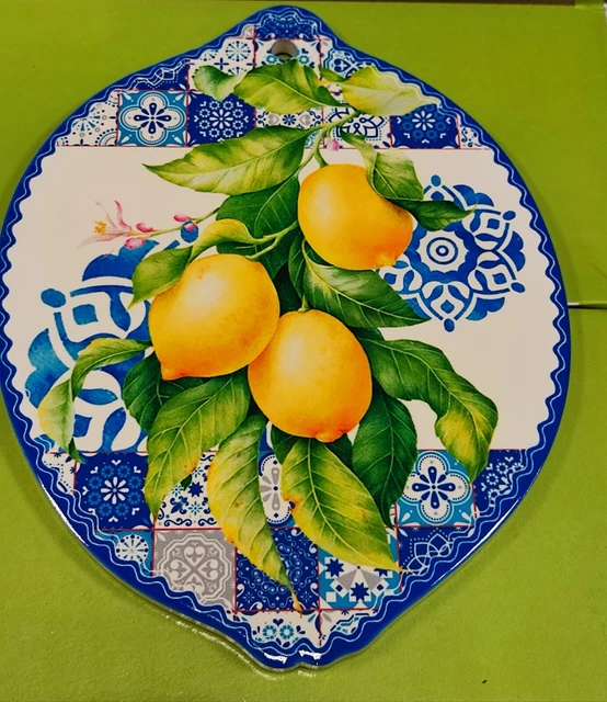 PIATTO grande o sotto pentola in ceramica di caltagirone originale