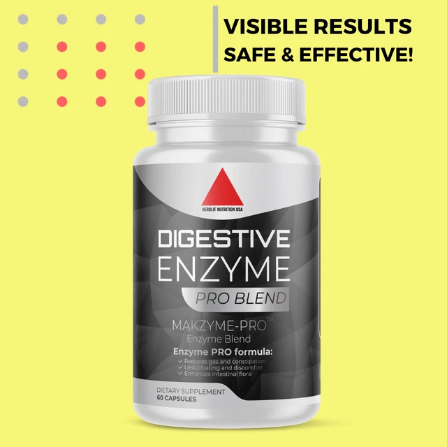 DIGESTIVE ENZYMES COMPLEX Gas, Bloating & Constipation Relief 14.90