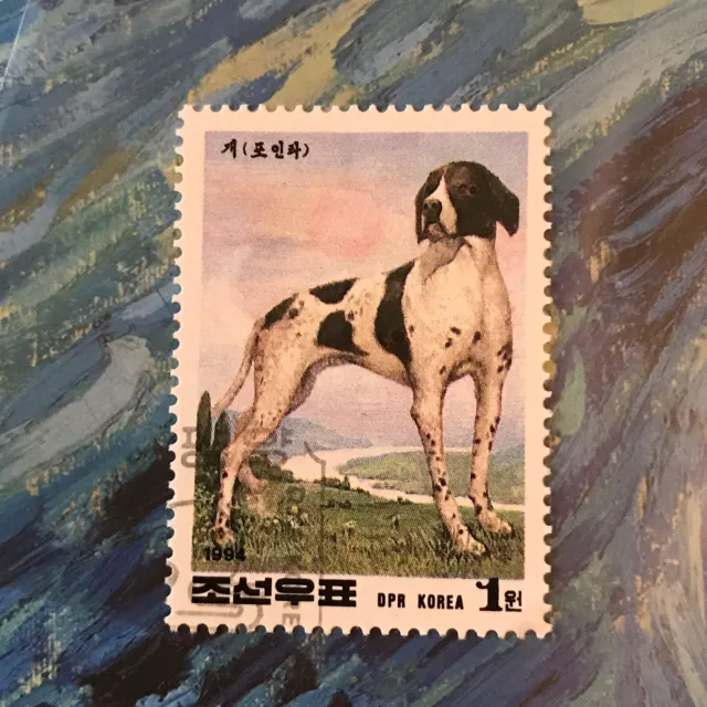 German Pointer Dog Stamp Dogs Collectible Dog25
