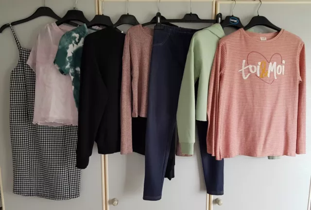 Pacchetto abbigliamento ragazze 8 articoli nuovo look ecc età 11-12 anni