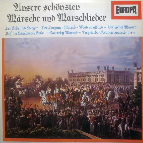 Großes Musikkorps Und Soldatenchor - Unsere Schönst LP Vinyl Sc