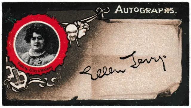 Taddy & Co - 'Autographs'  #21 Ellen Terry (c1910)