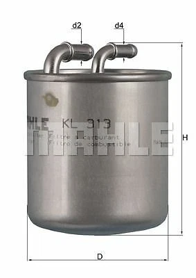 Filtro carburante CHRYSLER 300C MERCEDES CLASSE A 160CDI 180 B200  MAHLE KL313