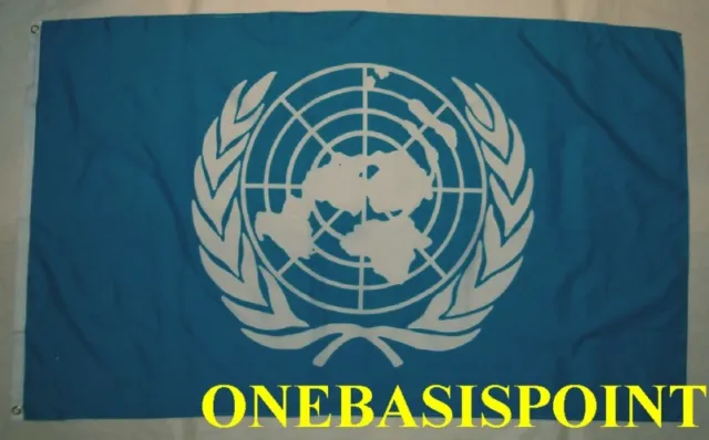 3'x5' United Nations UN Flag Outdoor Indoor Banner New Polyester 3x5