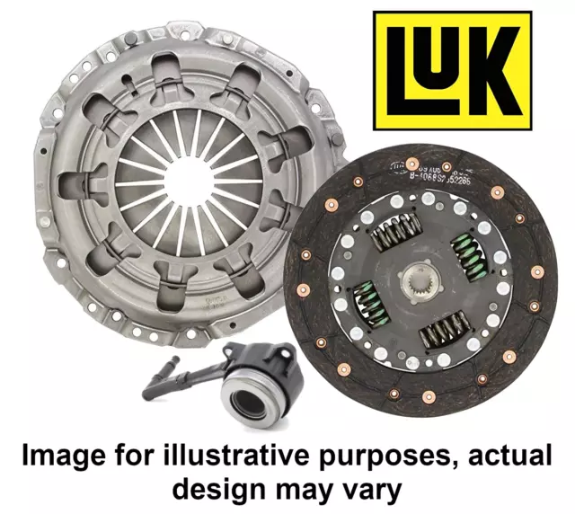 Clutch Kit + CSC for Vauxhall Astra (H) 1.9 CDTi MK5 from 2004 - 2011 LuK
