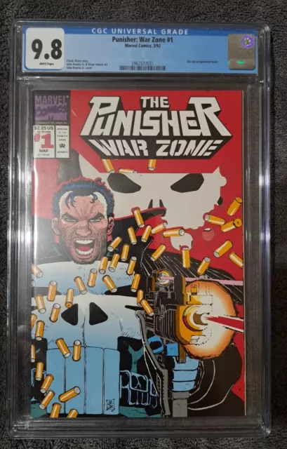 PRIMO:  PUNISHER War Zone #1 Marvel comics 1992 NM/MT 9.8 CGC