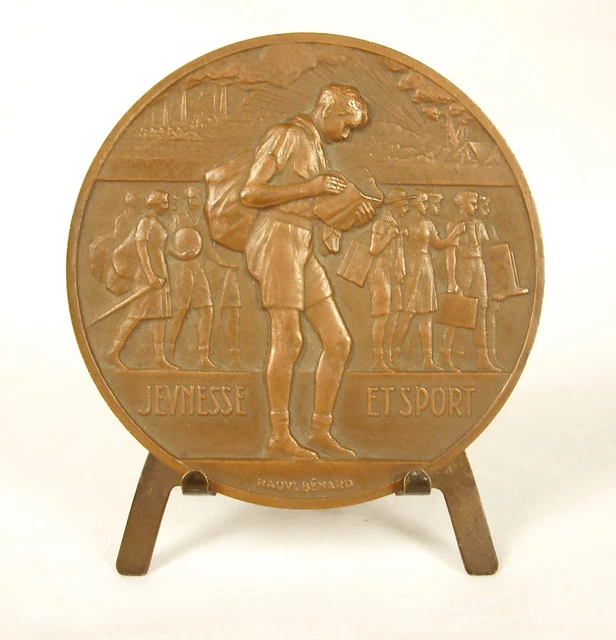 MÉDAILLE ECOLIER ÉTUDIANT student schoolboy Raoul Bénard Jeunesse