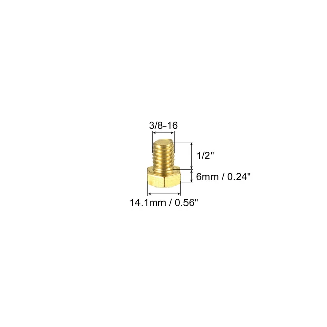 M6x25mm Tête moletée entièrement fileté Vis Fix vis 8pcs | Canada