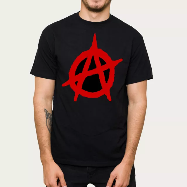 EAKS® Herren T-Shirt "Anarcho-A" Symbol Zeichen Anarchismus Anarchy Anarchie 2