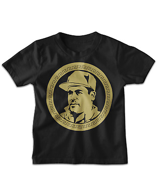 ShirtBANC Funny Joaquin Guzman Loera El Chapo Gold Seal Kids Shirt