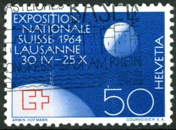 SWITZERLAND - SVIZZERA - 1963 - Propaganda per l'Esposizione Nazion. di Losanna