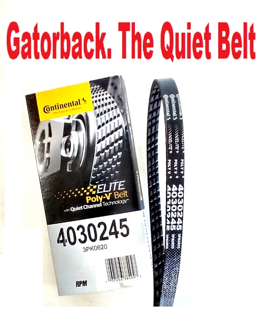 SERPENTINE BELT POLYV The Quiet Belt Gatorback CONTINENTAL ELITE