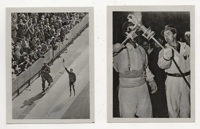 12/978 Image de Collection 1956 Jeux D'Hiver Olympique Feu Caroli