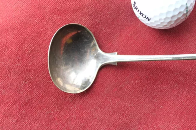 Antique George Jamieson Aberdeen? Scottish silver plated ladle spoon GJ ABDn 2