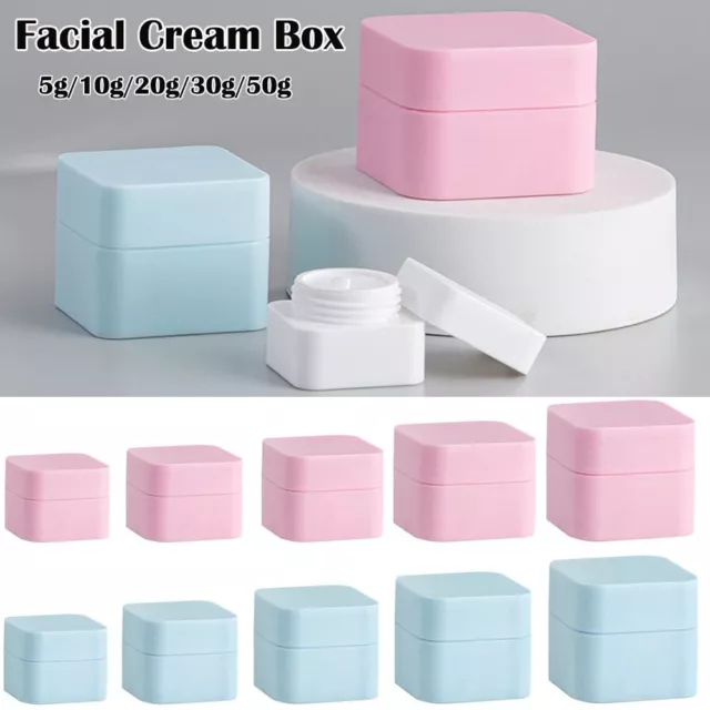 Multicolor Empty Box Plastics Empty Container Makeup Jar  Face Cream