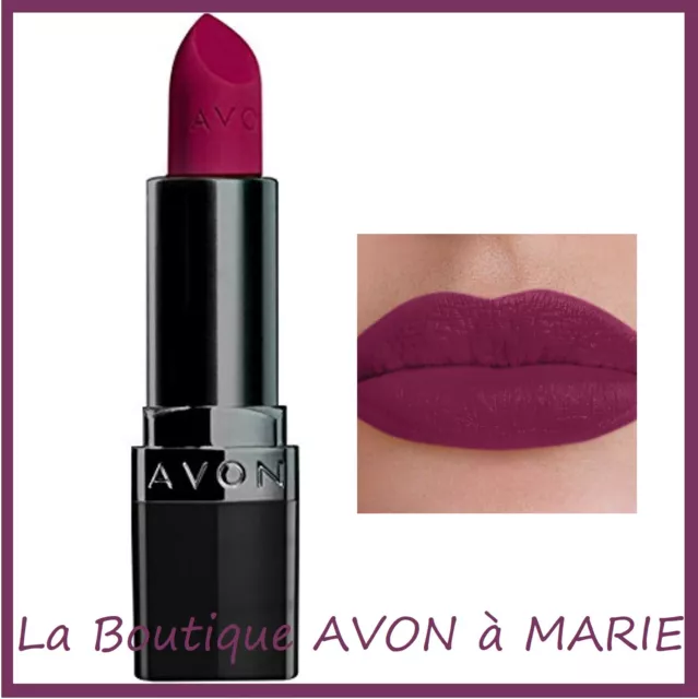 BERRY BLAST Rouge à levres Mauve Mat PERFECTLY MATTE Lipstick AVON TRUE