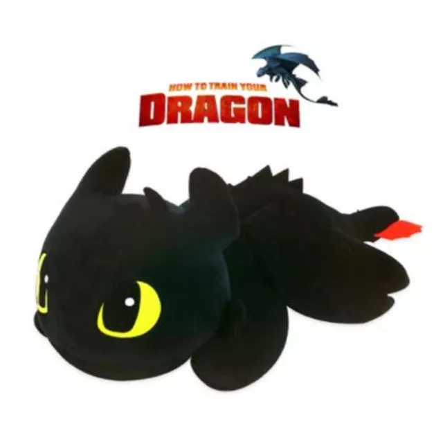 How To Train Your Dragon 3 Lying Toothless Plush Doll 23.5" Cute-100% Authentic 2