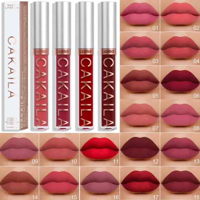 Matte Velvet Lip Glaze Gloss Makeup Matte Lip Stick Make Up Waterproof Lip Stick