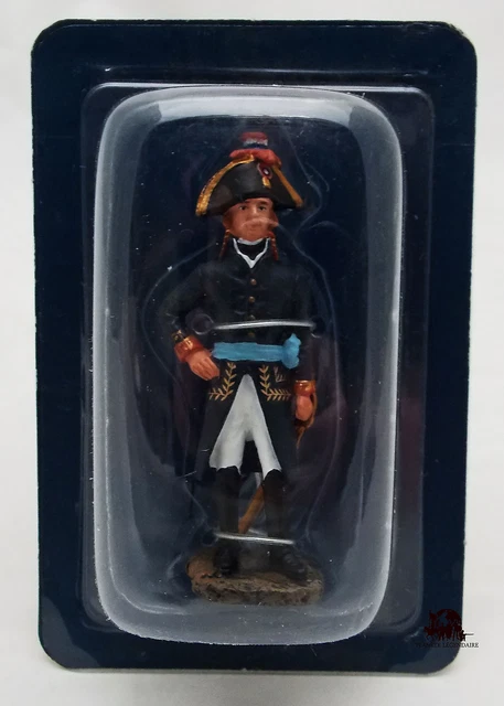 Figurine Empire Maréchaux Hachette – Amiral Troude, 1:32, Plomb Peint, France