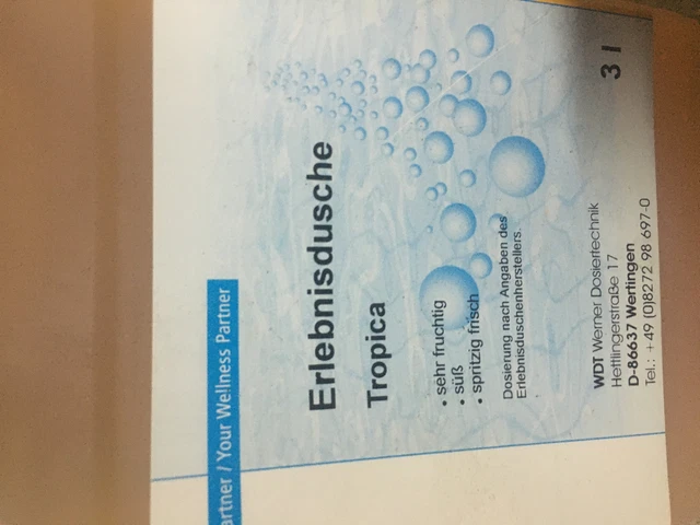 EXPERIENCIA DUCHA aroma tropical